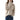 A woman wearing a beige chunky knit turtleneck sweater showcasing an oversized fit, designed for winter fashion. The sweater features a high collar and long sleeves, emphasizing a cozy and stylish look.