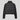 Women's black cropped insulated puffer jacket, featuring a stylish design.