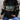 Women's black sherpa fleece jacket featuring a tribal pattern, with long sleeves and a high collar, made of soft textile material.