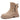 Women's black suede ankle boots with fur lining, designed for winter wear with non-slip soles.