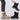 Women's black suede fur-lined ankle boots designed for winter, featuring a non-slip sole.