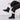 Women's black suede fur-lined ankle boots with non-slip soles, designed for winter wear; person wearing the boots is standing, showcasing the sleek design and comfort.