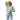 Women's blue and white nautical striped sweater, casual crew neck pullover featuring long sleeves, shown worn with jeans.