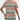 A multicolored women's casual V-neck T-shirt featuring horizontal stripes, short sleeves, and a comfortable fit, perfect for summer wear.