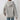 Women's grey fur-lined cable-knit hoodie featuring long sleeves and a cozy collar, designed for winter wear.