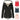 Image of a women's fur-lined hooded winter parka designed as an insulated waterproof coat, primarily white with black accents. The parka features a high collar and long sleeves, highlighting its textile material.
