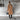 Women's gray wool knee-length coat featuring a blazer-style design, with noticeable waist shaping and knee-length hem, ideal for urban fashion.