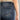 Women's high-waist dark wash flared stretch jeans displayed on a mannequin showing the denim fabric and flare leg design.