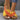 Women's navy and white orthopedic two-tone sandals with ankle strap, featuring a fashionable design.