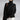 Oversized black cashmere turtleneck knit sweater for women with long sleeves and a loose fit, suitable for sizes 2XL.