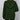 A women's oversized chunky knit cardigan in forest green, featuring a button-up front and crafted from wool, with a cozy collar and long sleeves.
