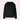 Oversized black hoodie with a textured design, featuring long sleeves and a loose fit, suitable for a casual look.