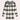 Women's plaid layered hoodie with a tartan pattern, featuring a collar and sleeves, designed as a casual autumn fashion top in electric blue.