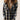 Women's plaid wool blend jacket featuring a grey tartan pattern, sherpa collar, button-up front, and long sleeves.