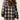 Women's plaid wool blend jacket featuring a sherpa collar and button-up design, showcasing a traditional tartan pattern.
