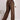 Women's plush brown fleece lounge pants with a cozy wide-leg design, ideal for lounging or as comfortable pajamas.