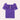 Women's purple off-shoulder blouse with a bow and rhinestone detailing, featuring a stylish sleeve design.