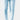 Women's skinny pastel blue jeans in a casual denim style, showcasing a slim fit around the waist and legs.