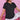 Women's slim fit black crew neck t-shirt showcasing its stylish and versatile design with short sleeves, suitable for casual wear.