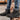 Women's waterproof insulated non-slip winter snow boots in black and grey, showcasing sturdy design and warm fabric, perfect for cold weather conditions.