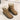 Women's waterproof insulated snow boots in beige featuring a durable design with non-slip synthetic rubber soles and thermal insulation for warmth.