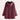 A women's wine red oversized hooded coat made from a wool blend, featuring a loose fit with long sleeves and a large hood, suitable for outerwear.