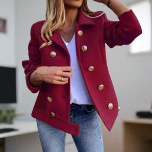 Avencea – Trendy Designer Jacket with Gold-Colored Buttons