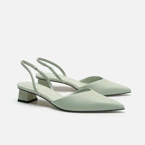 Avencea | Lightweight Green Pumps