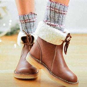 Waterproof Boots with Wool Lining for Comfort