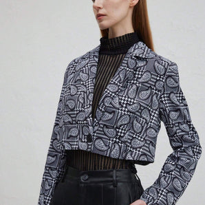 Avencea | Elegant Short Sleeve Casual Blazer