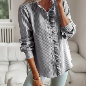 Avencea - Shirt - Elegant - Chiffon - Luxurious Material - Ideal for Women in Spring/Summer