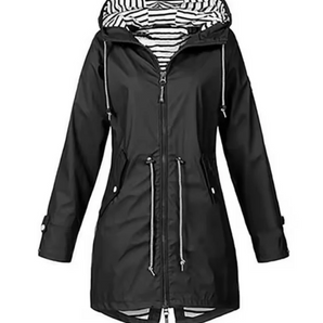 Avencea - Waterproof Jacket with Hood for Elegant Comfort