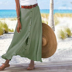 Avencea - Comfortable Casual Button Skirt for Elegance and Comfort