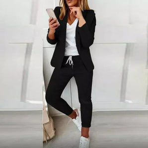 Avencea - Long-Sleeve Blazer and Trousers for an Elegant Look