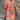 Avencea Printed Dress with Half Sleeves and V-Neck