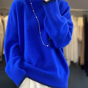 Avencea - Elegant Loose Turtleneck Sweater