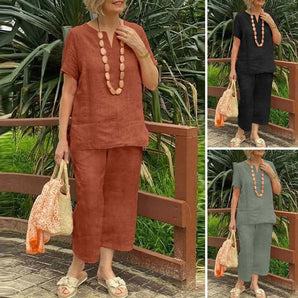 Avencea - Summer Set - Bohemian - Modern Style - Linen - Ideal for Summer