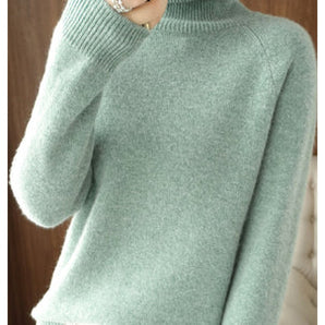 Avencea Cozy Cashmere Knit Sweater in Cashmere
