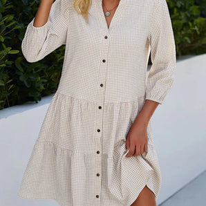 Avencea | Dress with Buttons Perfect for Good Weather