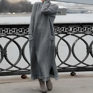Avencea - The Casual Long Winter Dress for Stylish Comfort