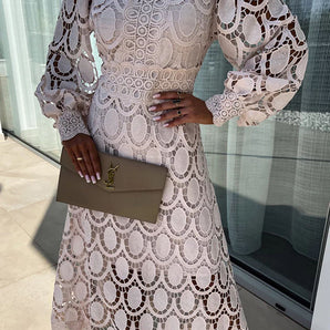 Avencea – Dress – Elegant – Modern Style with Lace – Ideal for Brunch and Walks