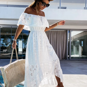 Avencea Off-Shoulder Beach Dress