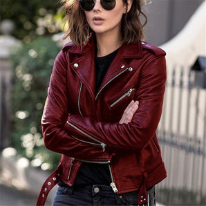 Avencea - Premium Leather Jacket in Stunning Colors