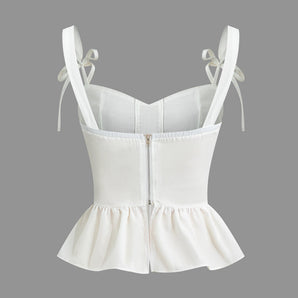 Avencea Corset Top with Ties