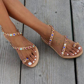 Avencea | Colorful Beach Sandals Slip-on