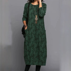Avencea - Green Elegant Dress