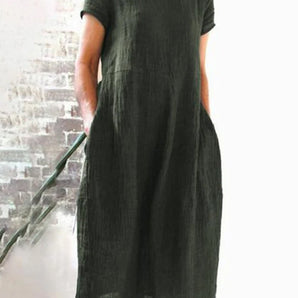 Avencea - Casual Dress - Boho - Modern Style in Linen - Ideal for Summer