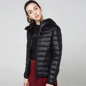 Avencea Warm Autumn Jacket with Hood for Stylish Autumn Days