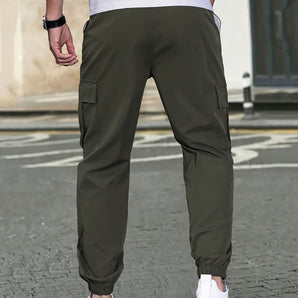 Avencea Men's Cargo Pants Made of Lightweight Cotton Material