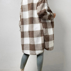 Avencea - Winter Coat Made of Soft Teddy Fur